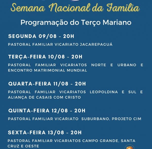 SEMANA DA FAMÍLIA