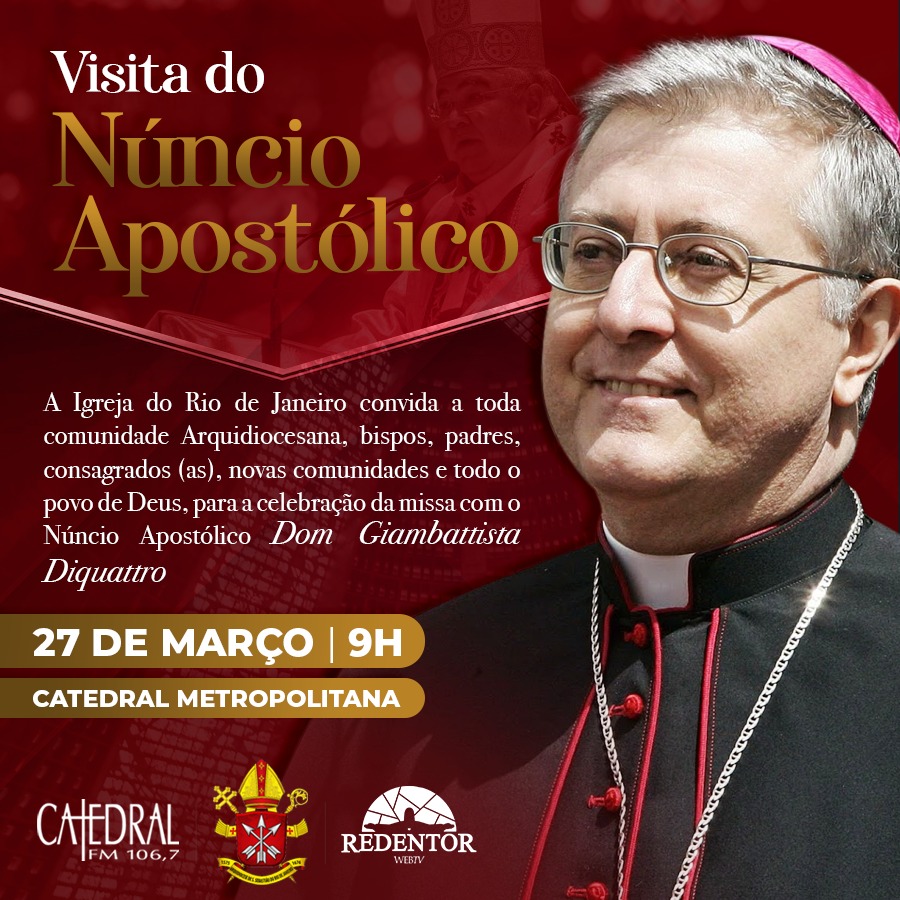 Visita do n ncio apost lico dom giambattista diquattro arquidiocese