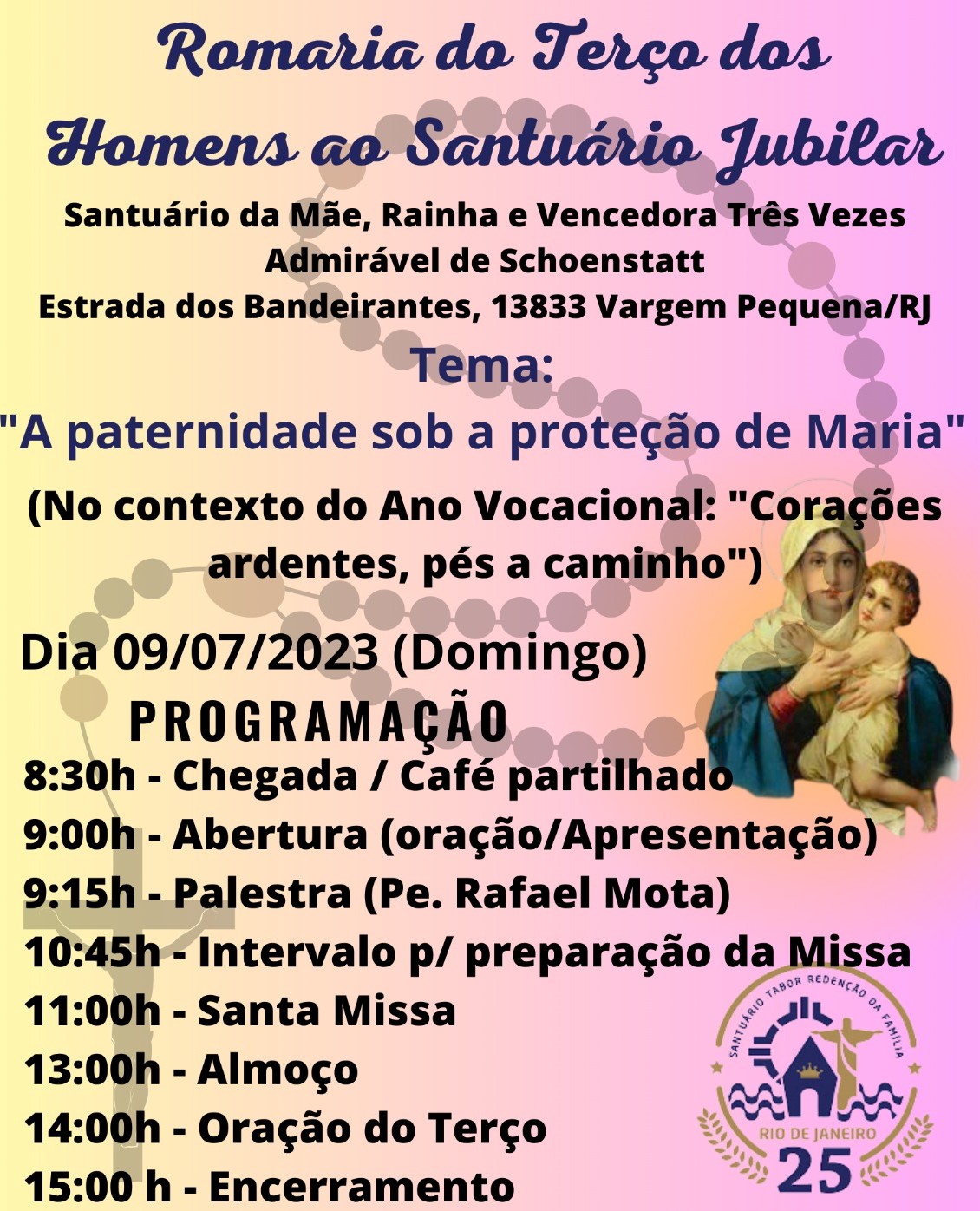 romaria terço dos homens